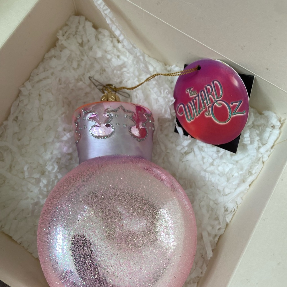NIB Kurt Adler glass ornament Glinda the Good Witch Wizard of Oz made in Poland - Picture 3 of 6